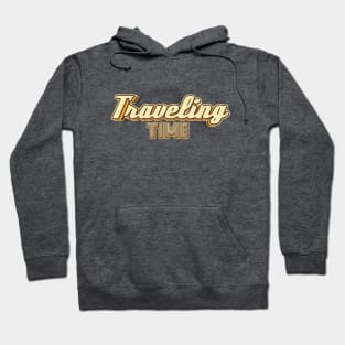 Traveling time typography Hoodie